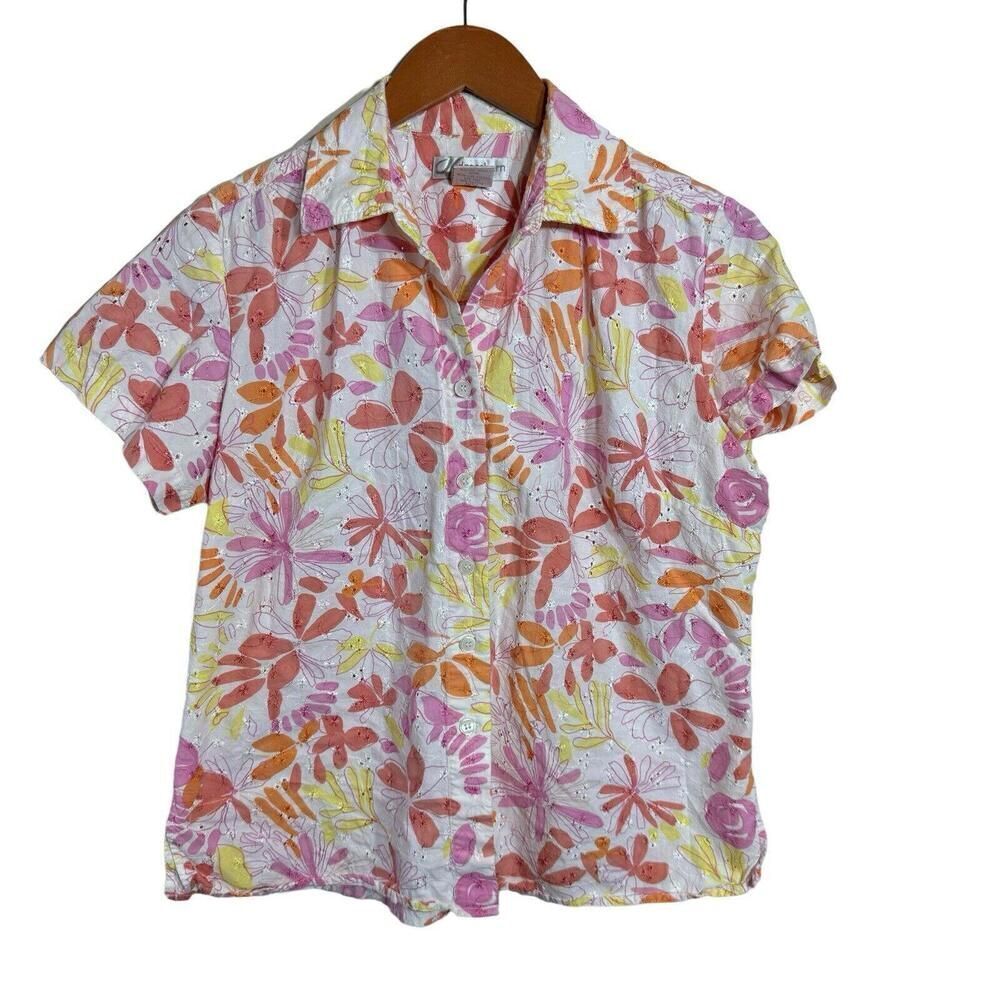 Dress Barn Floral Top Size L, SKU: 190-2244